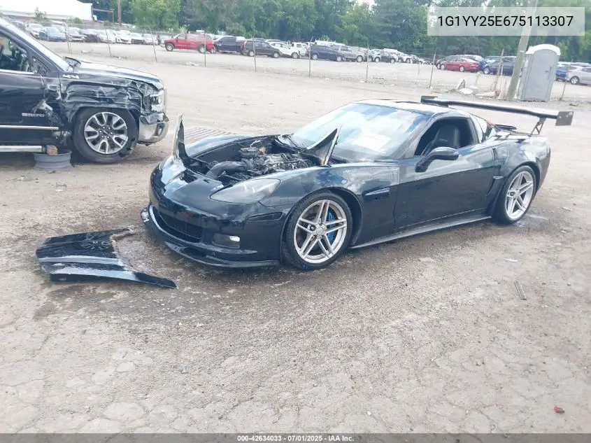 2007 Chevrolet Corvette Z06 Hardtop VIN: 1G1YY25E675113307 Lot: 42634033