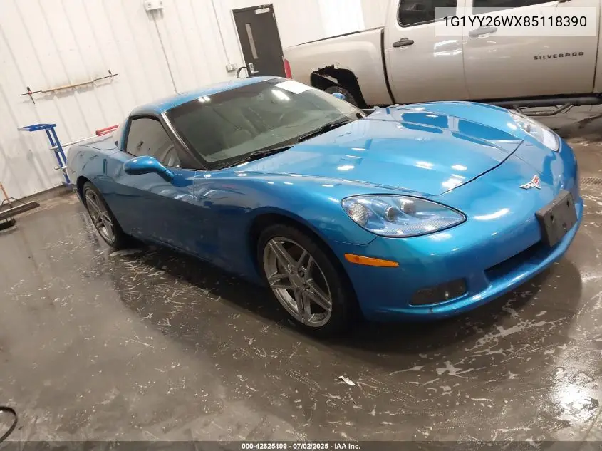 2008 Chevrolet Corvette VIN: 1G1YY26WX85118390 Lot: 42625409