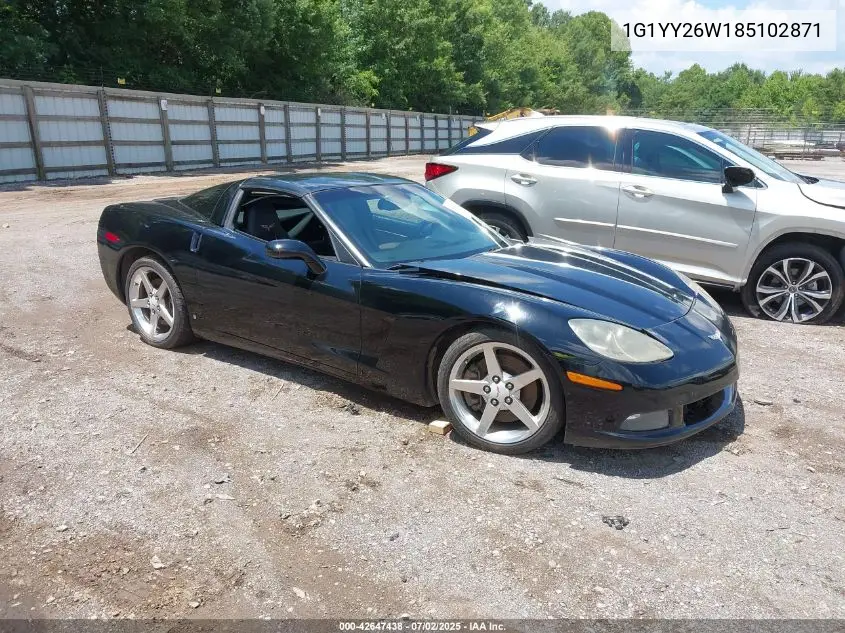 2008 Chevrolet Corvette VIN: 1G1YY26W185102871 Lot: 42647438