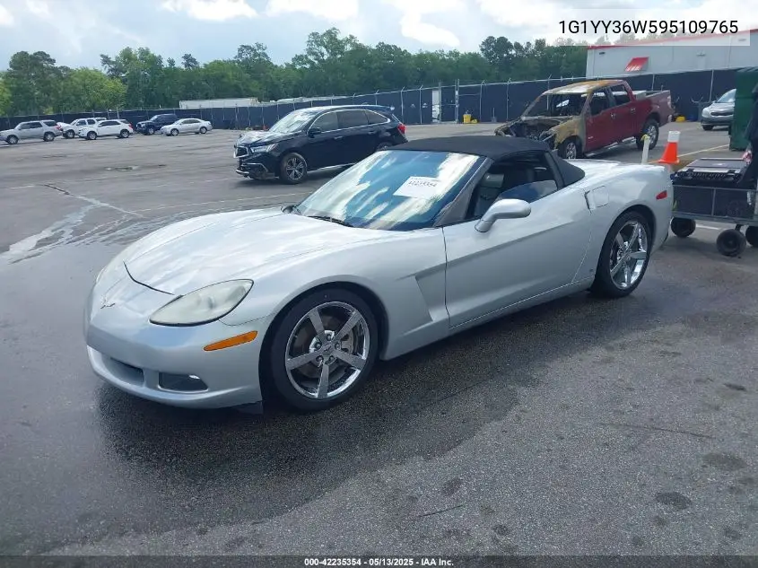 2009 Chevrolet Corvette VIN: 1G1YY36W595109765 Lot: 42235354