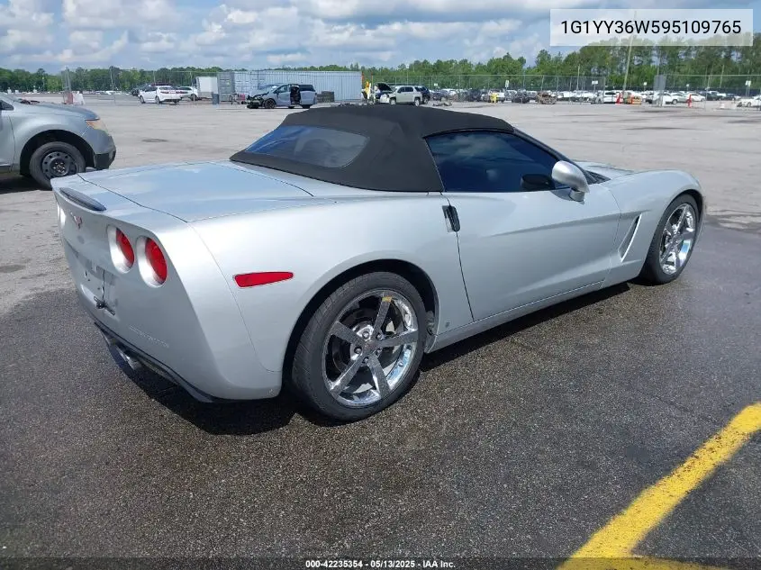 2009 Chevrolet Corvette VIN: 1G1YY36W595109765 Lot: 42235354
