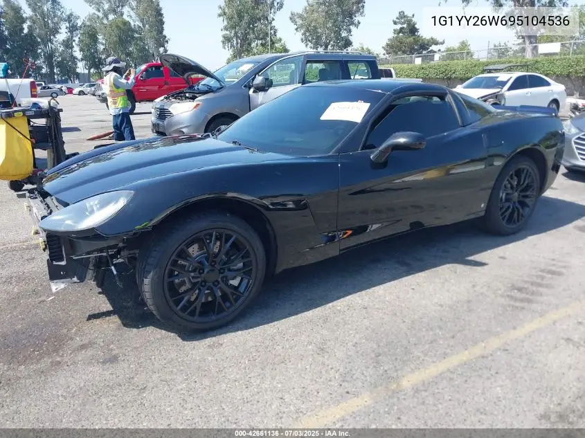 2009 Chevrolet Corvette VIN: 1G1YY26W695104536 Lot: 42661136