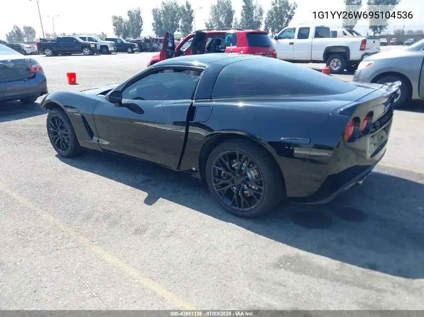 2009 Chevrolet Corvette VIN: 1G1YY26W695104536 Lot: 42661136