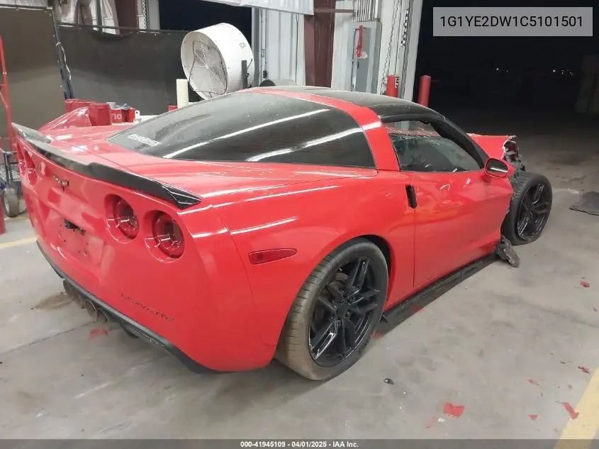 2012 Chevrolet Corvette VIN: 1G1YE2DW1C5101501 Lot: 41945109