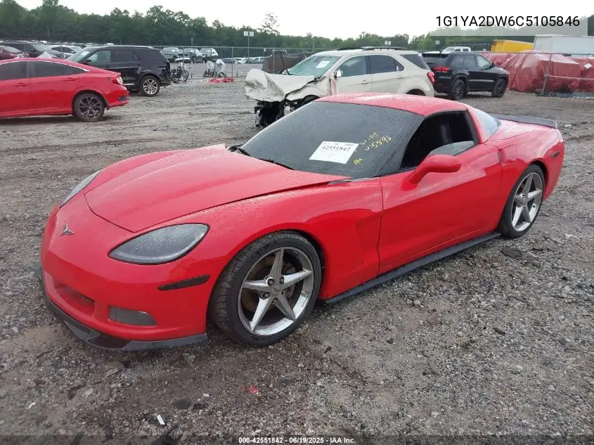 2012 Chevrolet Corvette VIN: 1G1YA2DW6C5105846 Lot: 42551842