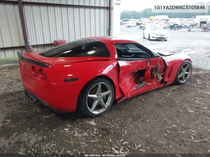 2012 Chevrolet Corvette VIN: 1G1YA2DW6C5105846 Lot: 42551842