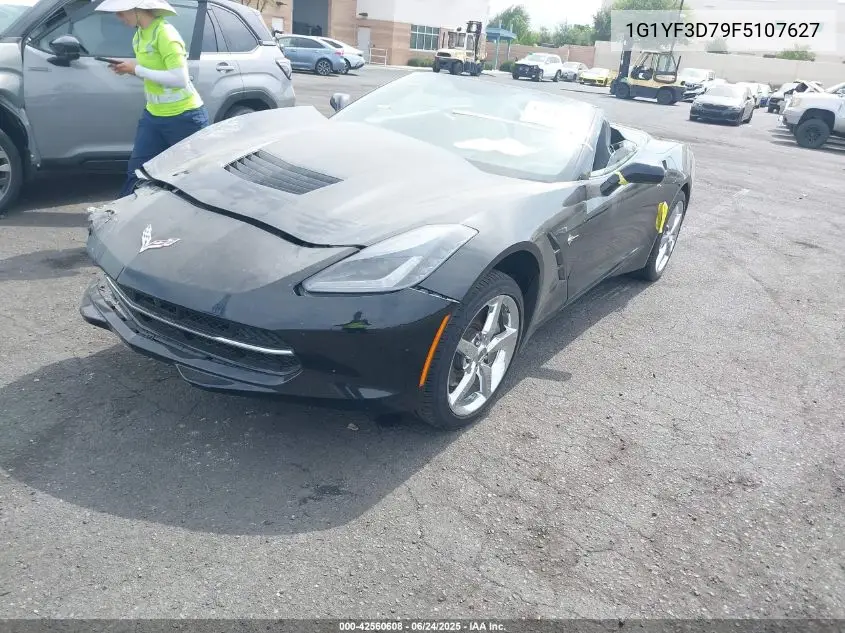2015 Chevrolet Corvette Stingray VIN: 1G1YF3D79F5107627 Lot: 42560608