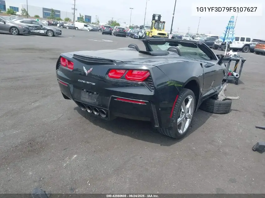 2015 Chevrolet Corvette Stingray VIN: 1G1YF3D79F5107627 Lot: 42560608