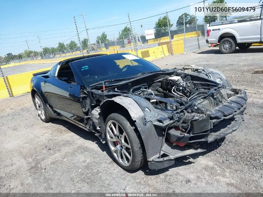 2015 Chevrolet Corvette Z06 VIN: 1G1YU2D60F5609479 Lot: 42564236