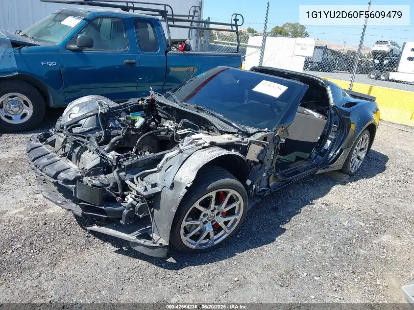 2015 Chevrolet Corvette Z06 VIN: 1G1YU2D60F5609479 Lot: 42564236