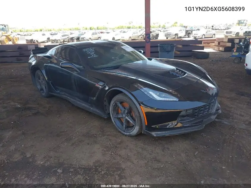 2016 Chevrolet Corvette Z06 VIN: 1G1YN2D6XG5608399 Lot: 42619800