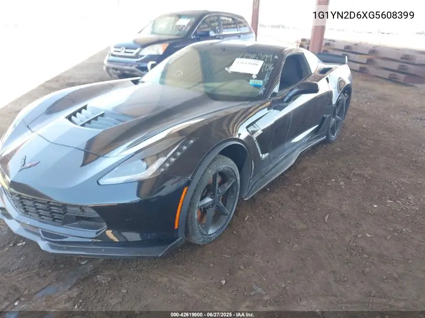 2016 Chevrolet Corvette Z06 VIN: 1G1YN2D6XG5608399 Lot: 42619800