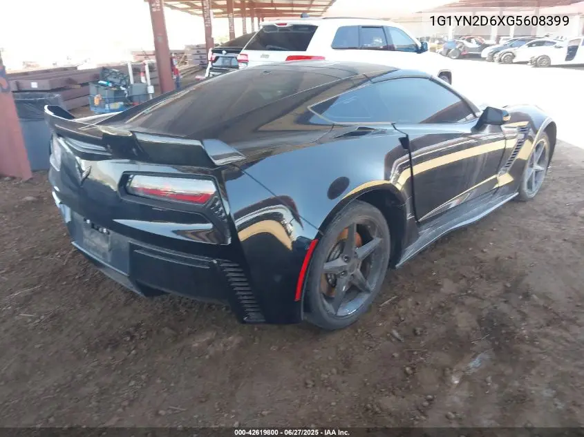 2016 Chevrolet Corvette Z06 VIN: 1G1YN2D6XG5608399 Lot: 42619800