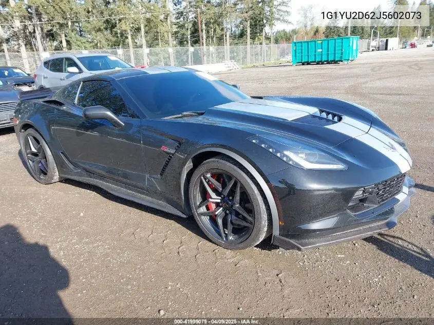 2018 Chevrolet Corvette Z06 VIN: 1G1YU2D62J5602073 Lot: 41999079