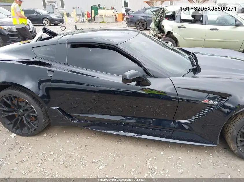 2018 Chevrolet Corvette Z06 VIN: 1G1YS2D6XJ5600271 Lot: 42259191
