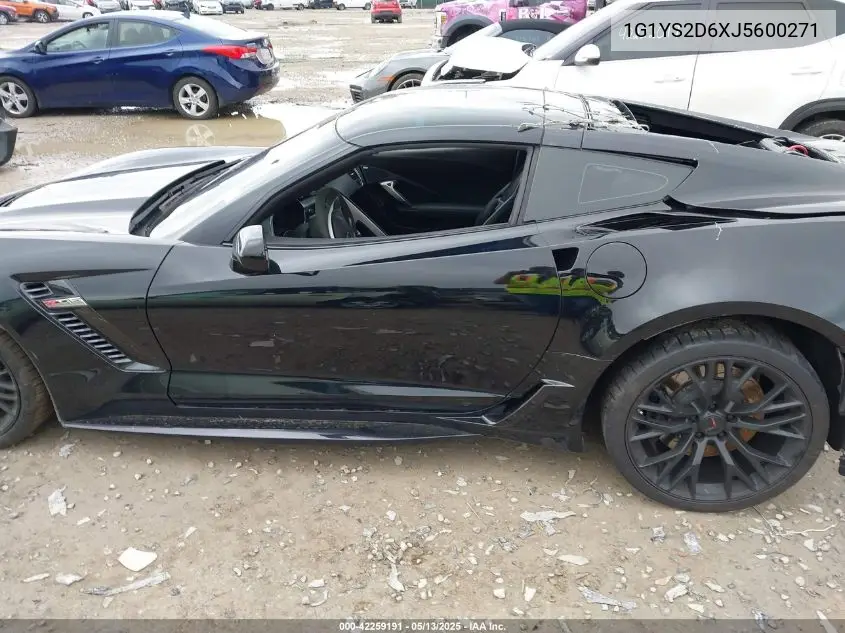 2018 Chevrolet Corvette Z06 VIN: 1G1YS2D6XJ5600271 Lot: 42259191