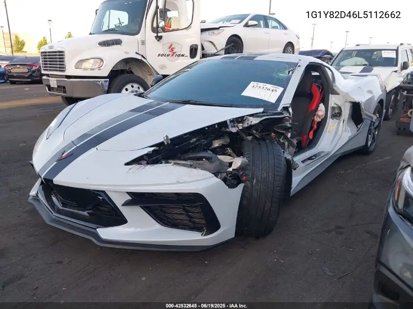 2020 Chevrolet Corvette Stingray Rwd 3Lt VIN: 1G1Y82D46L5112662 Lot: 42532645