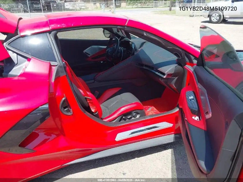 2021 Chevrolet Corvette Stingray Rwd 2Lt VIN: 1G1YB2D48M5109720 Lot: 41991963