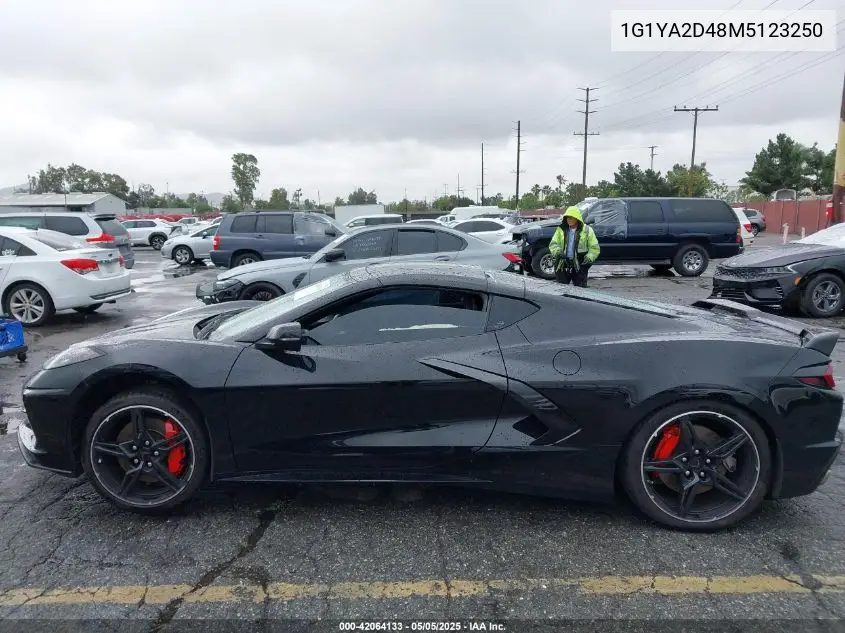 2021 Chevrolet Corvette Stingray Rwd 1Lt VIN: 1G1YA2D48M5123250 Lot: 42064133