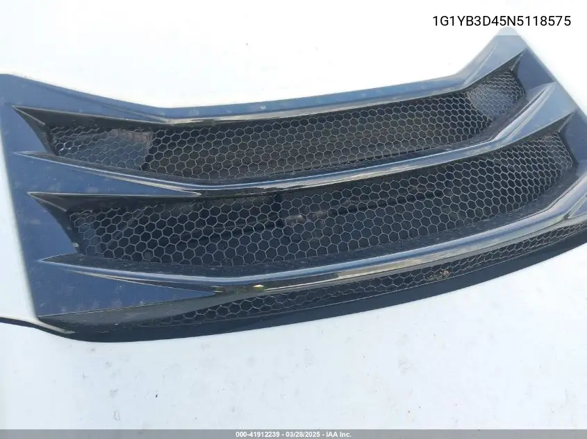 2022 Chevrolet Corvette Stingray Rwd 2Lt VIN: 1G1YB3D45N5118575 Lot: 41912239