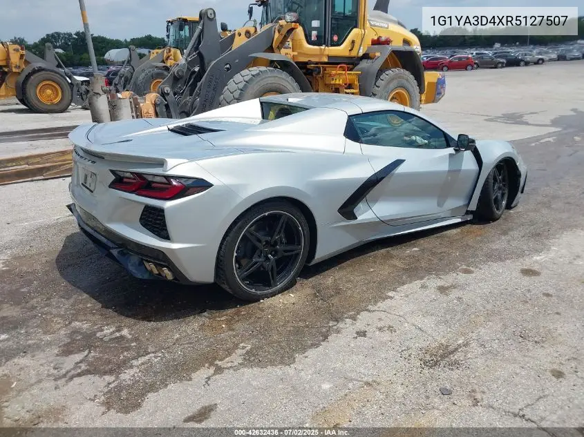 2024 Chevrolet Corvette Stingray Rwd 1Lt VIN: 1G1YA3D4XR5127507 Lot: 42632436