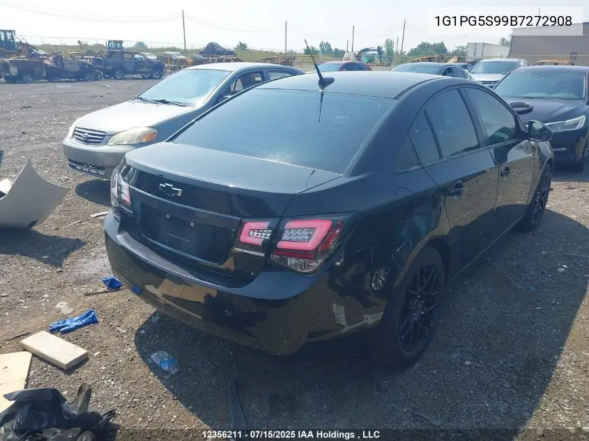 2011 Chevrolet Cruze VIN: 1G1PG5S99B7272908 Lot: 12356211