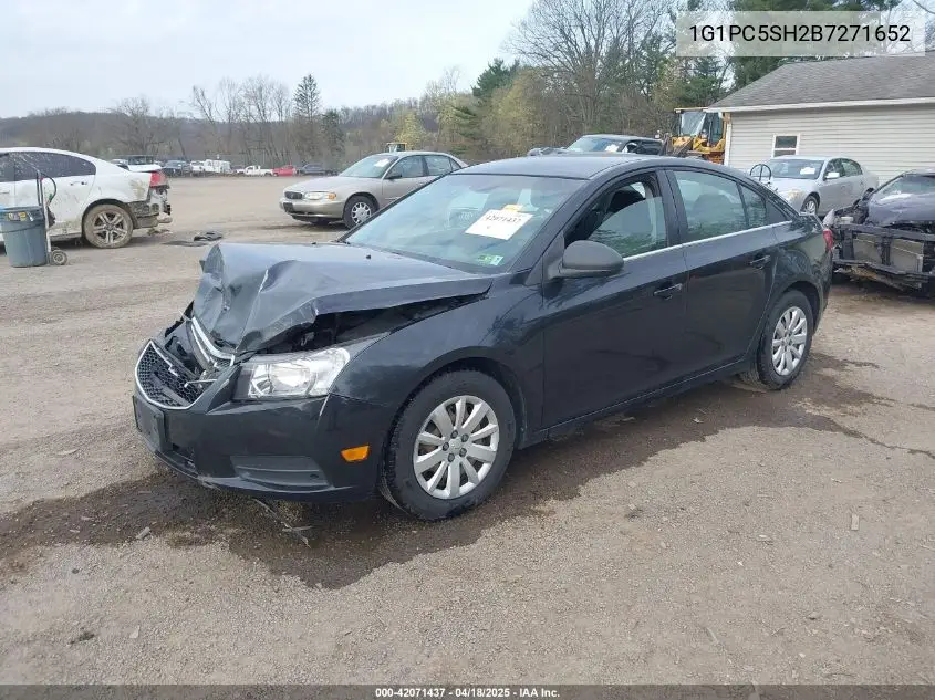 2011 Chevrolet Cruze Ls VIN: 1G1PC5SH2B7271652 Lot: 42071437