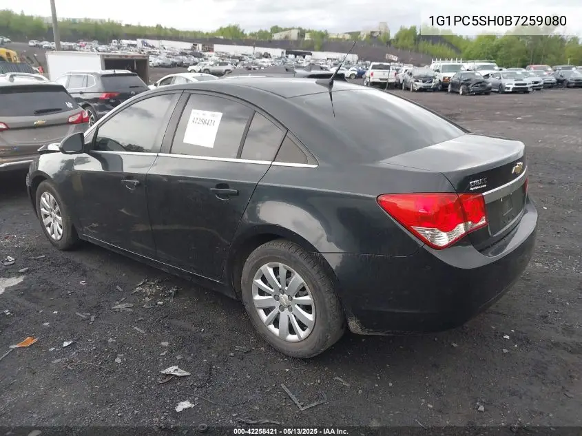 2011 Chevrolet Cruze Ls VIN: 1G1PC5SH0B7259080 Lot: 42258421