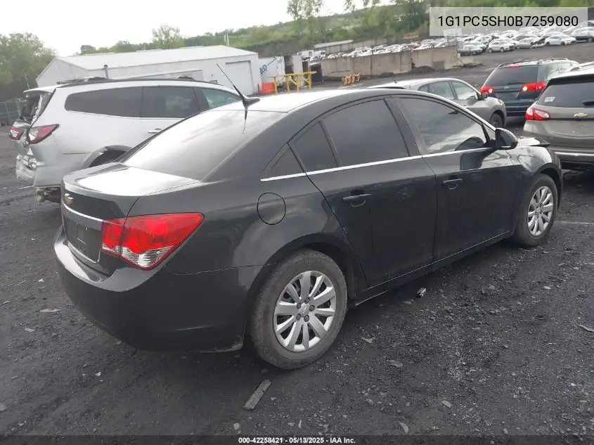 2011 Chevrolet Cruze Ls VIN: 1G1PC5SH0B7259080 Lot: 42258421