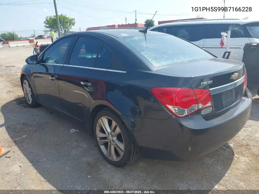 2011 Chevrolet Cruze Ltz VIN: 1G1PH5S99B7166228 Lot: 42621933