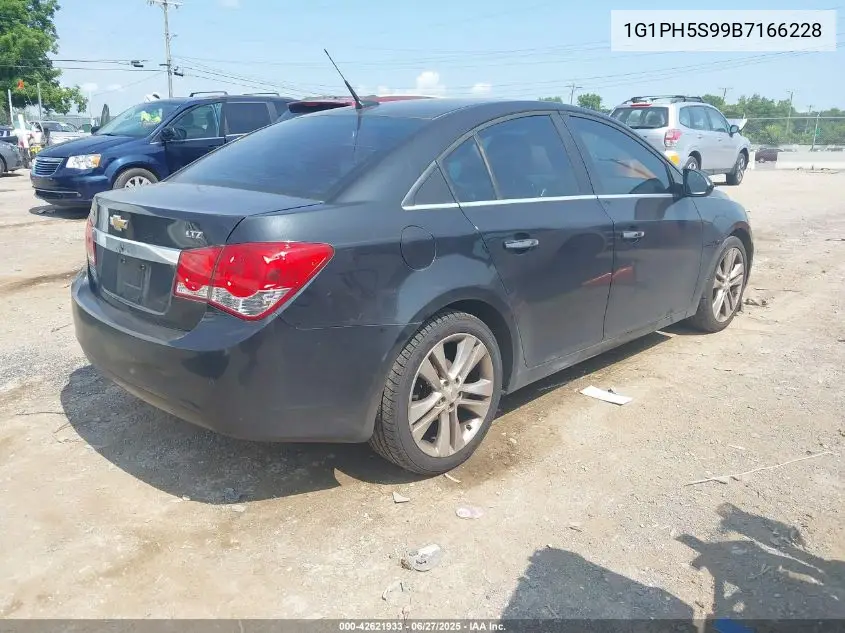 2011 Chevrolet Cruze Ltz VIN: 1G1PH5S99B7166228 Lot: 42621933