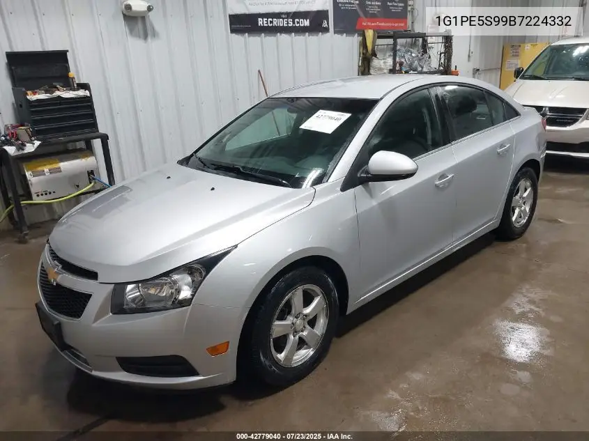 2011 Chevrolet Cruze Lt VIN: 1G1PE5S99B7224332 Lot: 42779040