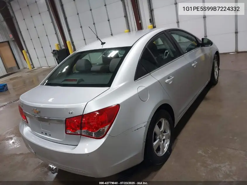 2011 Chevrolet Cruze Lt VIN: 1G1PE5S99B7224332 Lot: 42779040