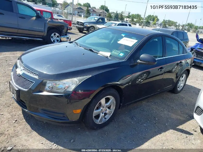 2011 Chevrolet Cruze 1Lt VIN: 1G1PF5S93B7183435 Lot: 42803504