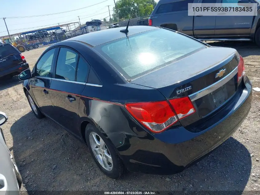 2011 Chevrolet Cruze 1Lt VIN: 1G1PF5S93B7183435 Lot: 42803504