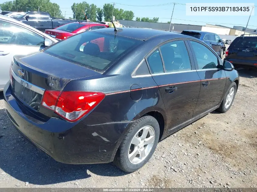 2011 Chevrolet Cruze 1Lt VIN: 1G1PF5S93B7183435 Lot: 42803504