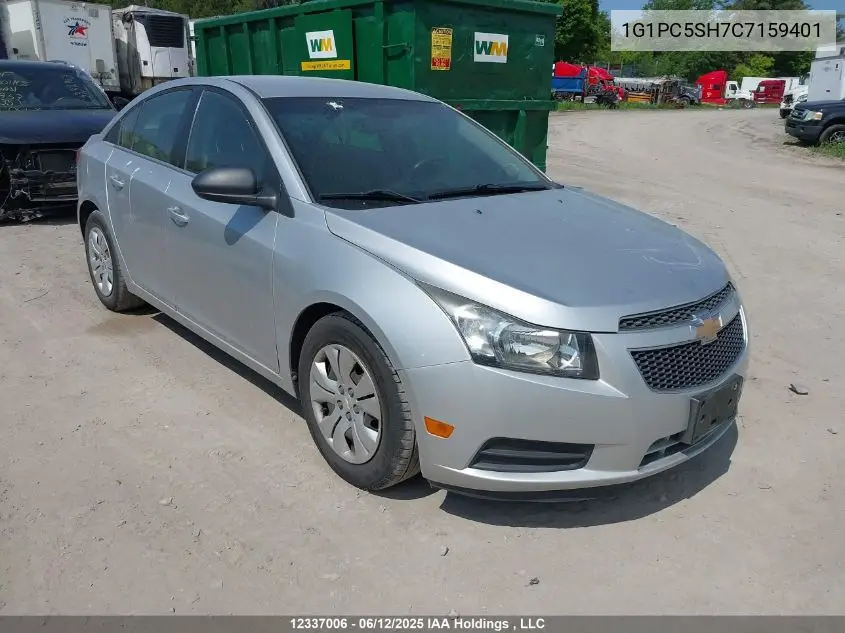 2012 Chevrolet Cruze Ls VIN: 1G1PC5SH7C7159401 Lot: 12337006