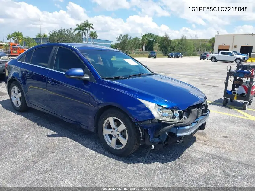 2012 Chevrolet Cruze 1Lt VIN: 1G1PF5SC1C7218048 Lot: 42251747