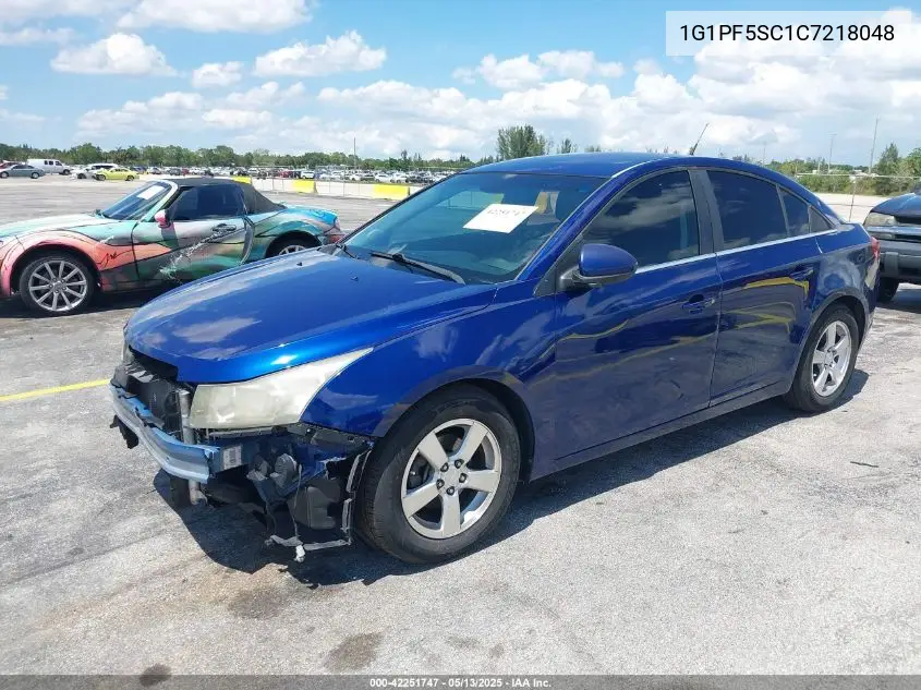 2012 Chevrolet Cruze 1Lt VIN: 1G1PF5SC1C7218048 Lot: 42251747