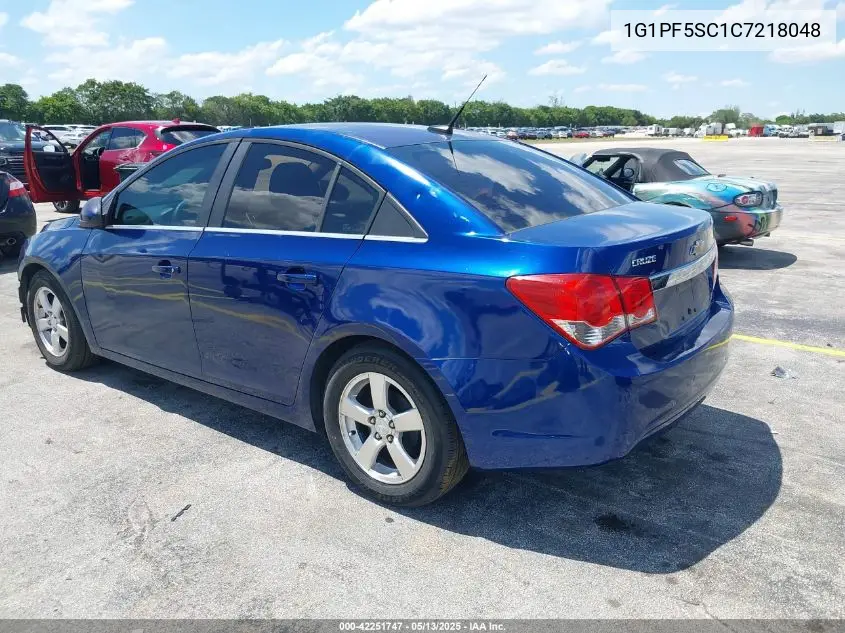2012 Chevrolet Cruze 1Lt VIN: 1G1PF5SC1C7218048 Lot: 42251747