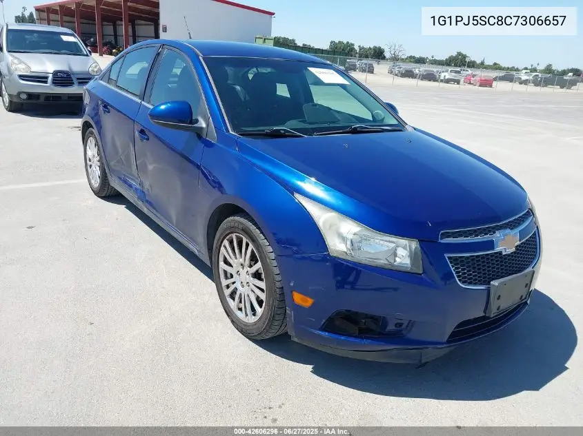 2012 Chevrolet Cruze Eco VIN: 1G1PJ5SC8C7306657 Lot: 42606296