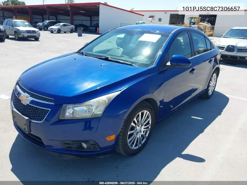 2012 Chevrolet Cruze Eco VIN: 1G1PJ5SC8C7306657 Lot: 42606296