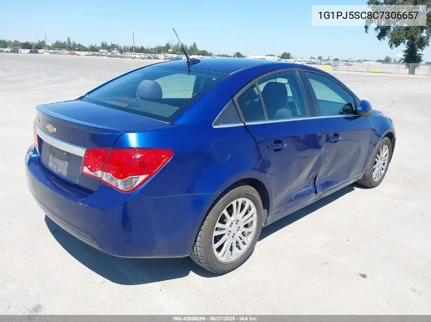 2012 Chevrolet Cruze Eco VIN: 1G1PJ5SC8C7306657 Lot: 42606296
