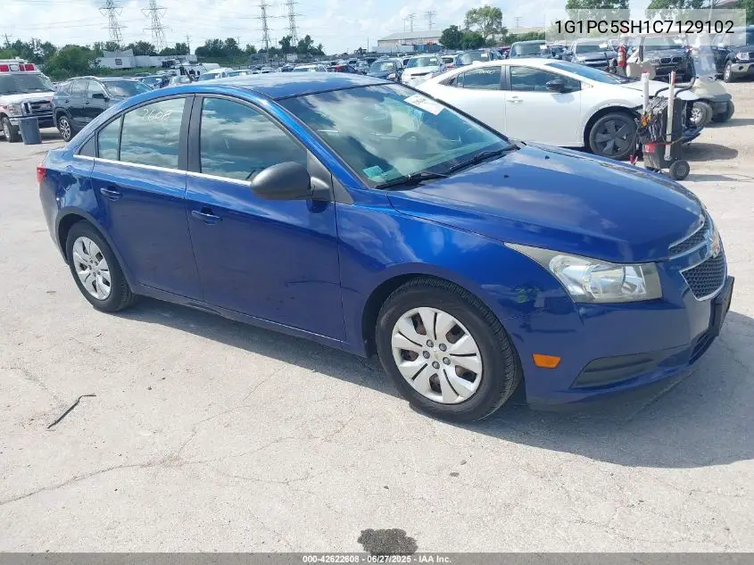 2012 Chevrolet Cruze Ls VIN: 1G1PC5SH1C7129102 Lot: 42622608