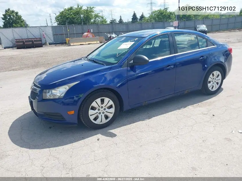 2012 Chevrolet Cruze Ls VIN: 1G1PC5SH1C7129102 Lot: 42622608
