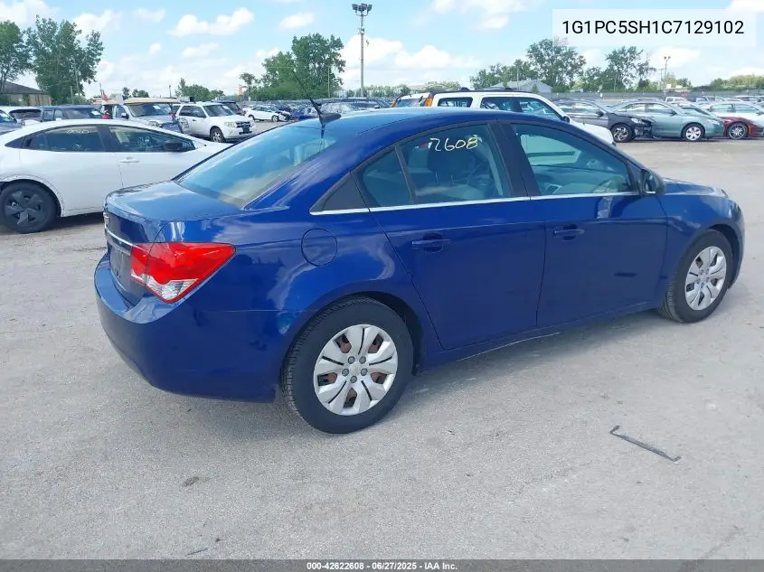 2012 Chevrolet Cruze Ls VIN: 1G1PC5SH1C7129102 Lot: 42622608