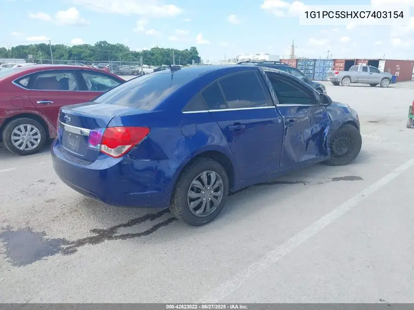 2012 Chevrolet Cruze Ls VIN: 1G1PC5SHXC7403154 Lot: 42623022