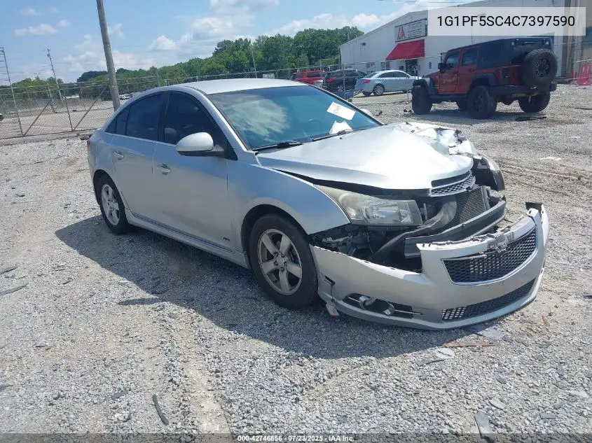 2012 Chevrolet Cruze 1Lt VIN: 1G1PF5SC4C7397590 Lot: 42746656
