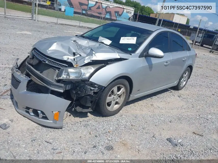 2012 Chevrolet Cruze 1Lt VIN: 1G1PF5SC4C7397590 Lot: 42746656