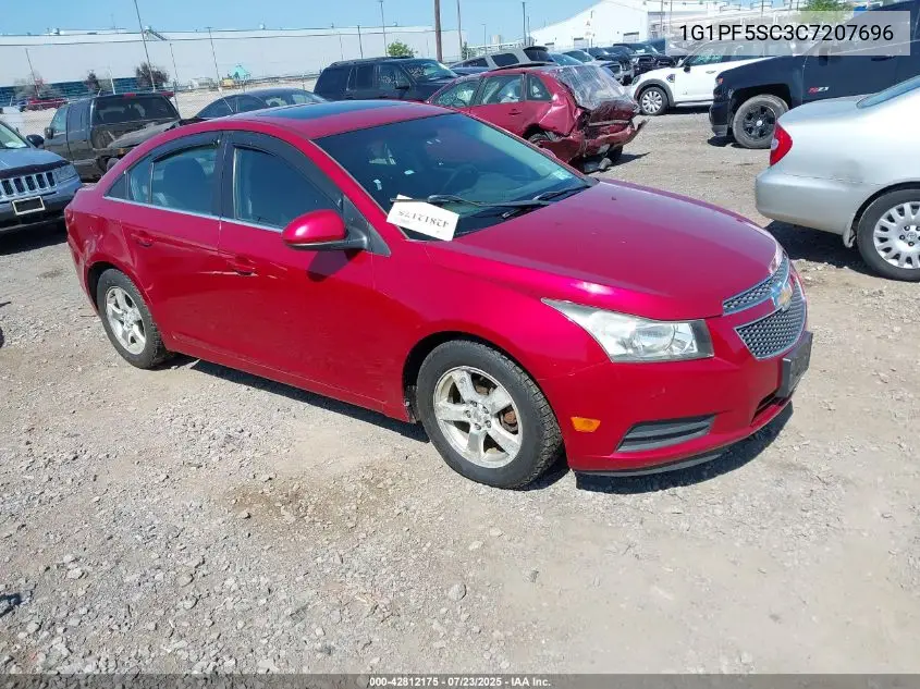 2012 Chevrolet Cruze 1Lt VIN: 1G1PF5SC3C7207696 Lot: 42812175